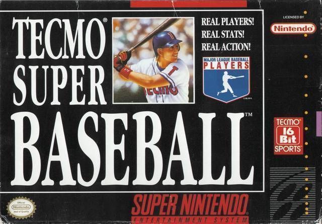 Tecmo Super Baseball (Beta) (USA) Game Cover